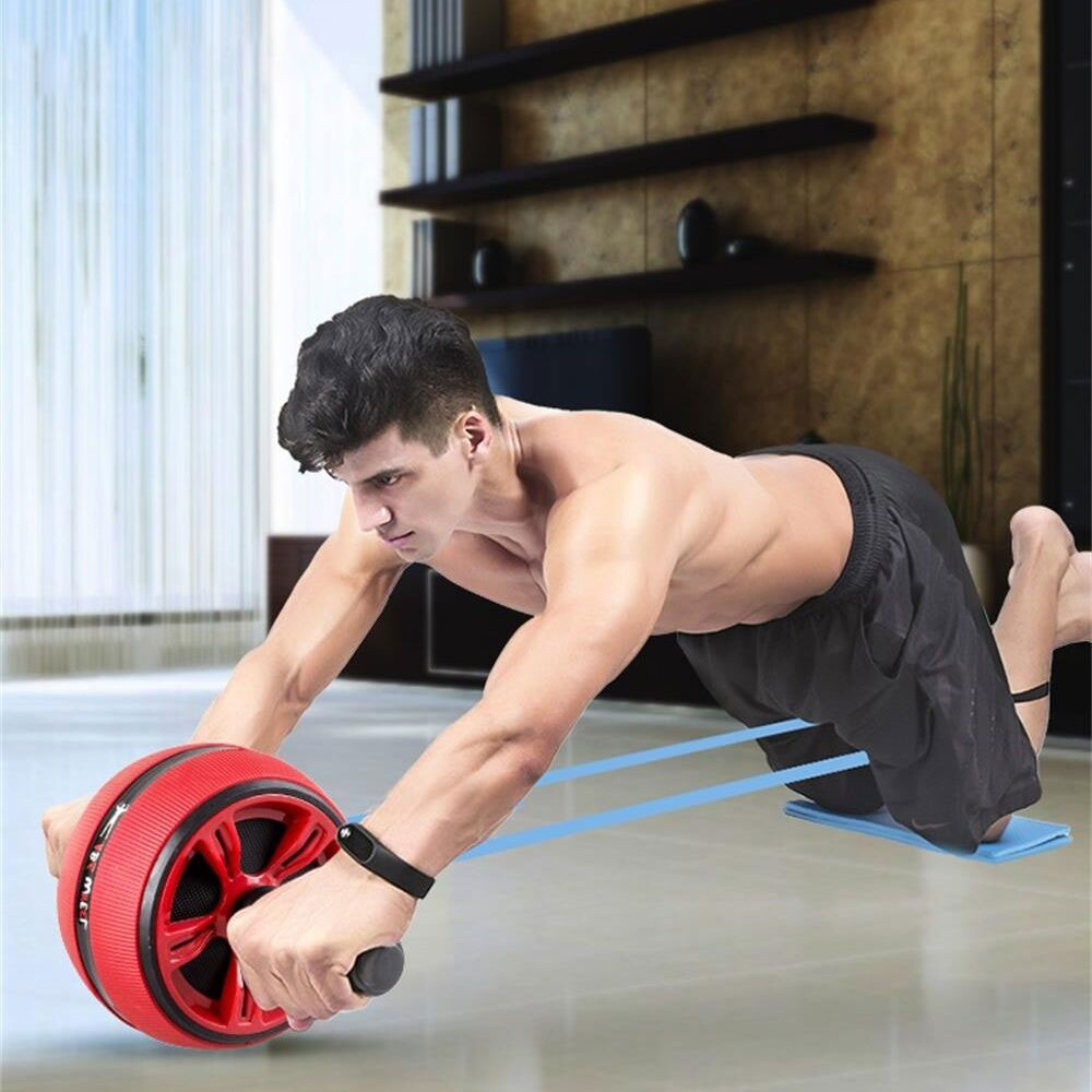 Silent TPR Ab Roller – Core & Belly Workout Trainer