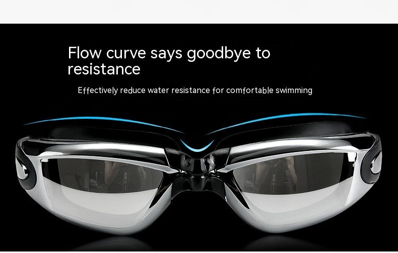 Men’s Waterproof Swim Cap & Goggles Set