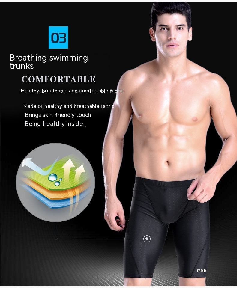 Men’s Waterproof Swim Cap & Goggles Set
