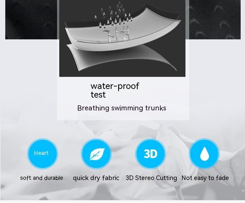 Men’s Waterproof Swim Cap & Goggles Set