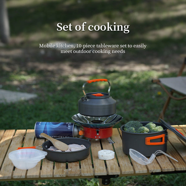 1-3 Person Camping Cookware Set – Portable Pot & Pan