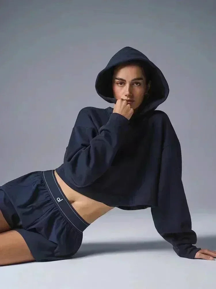 High-Waisted Quick-Dry Sports Shorts – Outdoor Running & Yoga