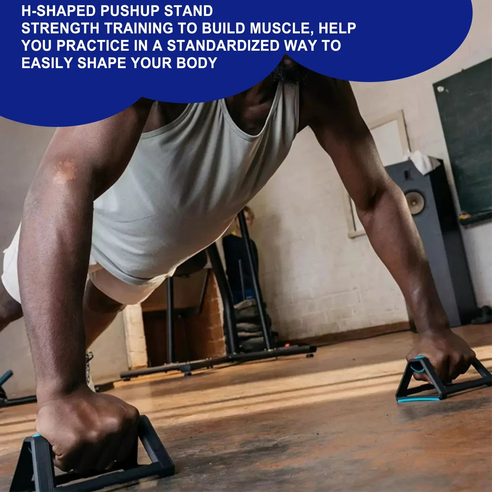 Ergonomic Push-Up Stands – Non-Slip Home Gym Equipment