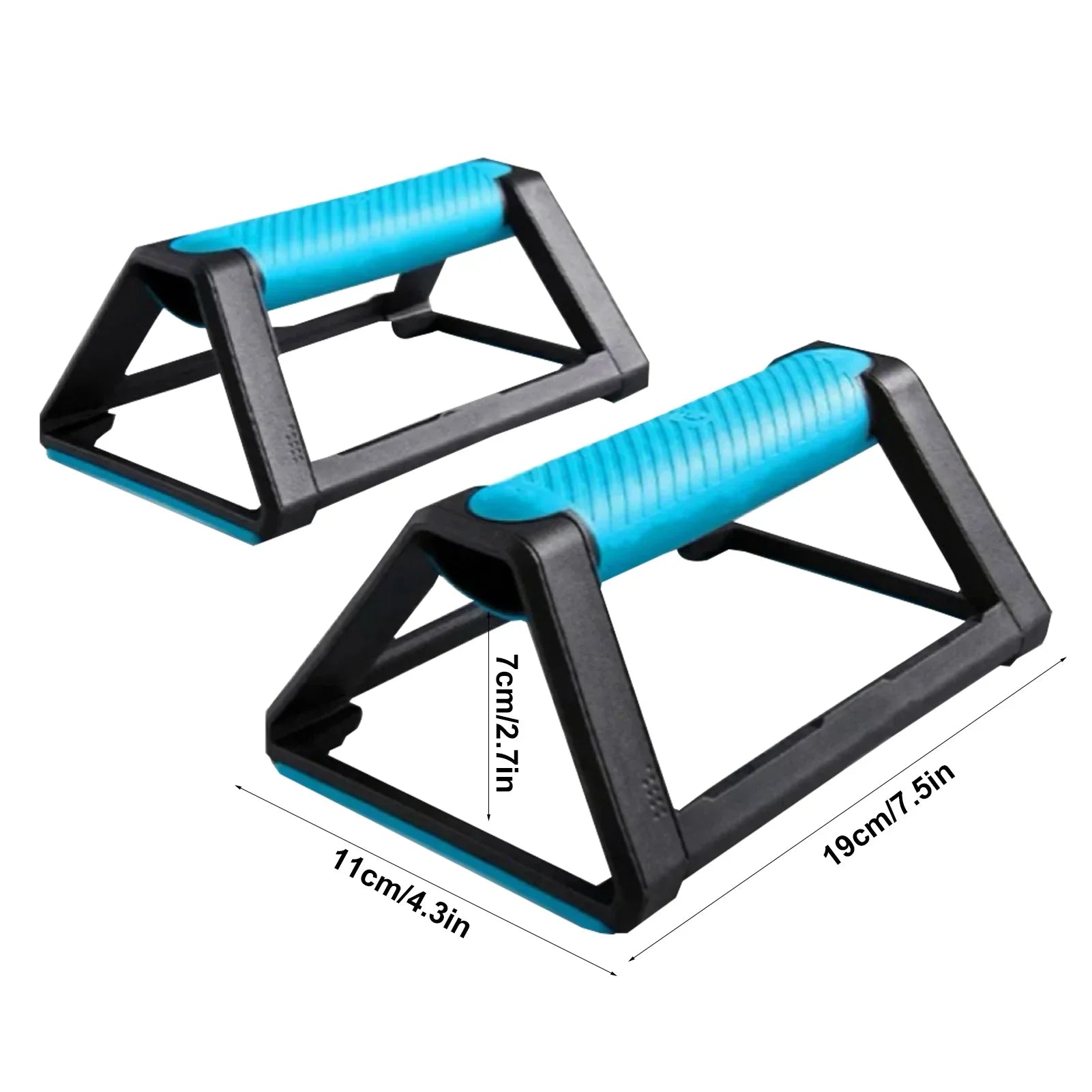 Ergonomic Push-Up Stands – Non-Slip Home Gym Equipment