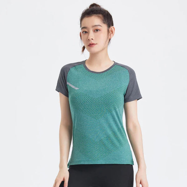 Women’s Quick-Dry Fitness & Yoga T-Shirt – Short Sleeve