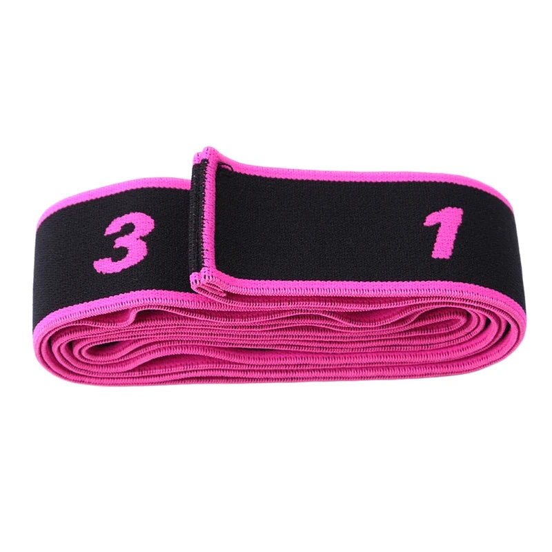 8-Segment High-Elasticity Yoga & Fitness Stretch Band