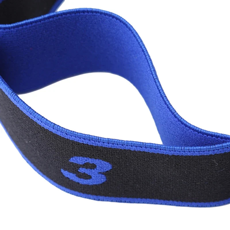 8-Segment High-Elasticity Yoga & Fitness Stretch Band