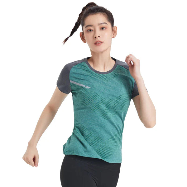 Women’s Quick-Dry Fitness & Yoga T-Shirt – Short Sleeve
