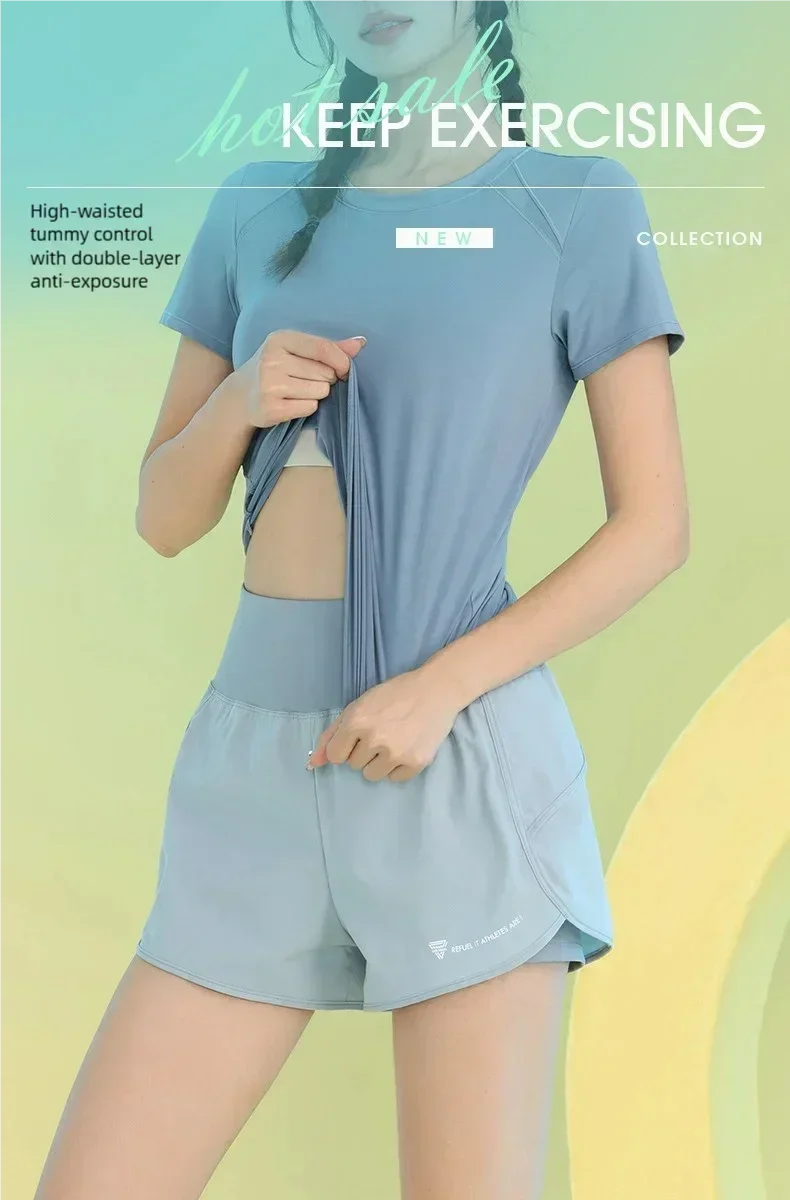 Women’s Lightweight Yoga & Workout Shorts with Pocket