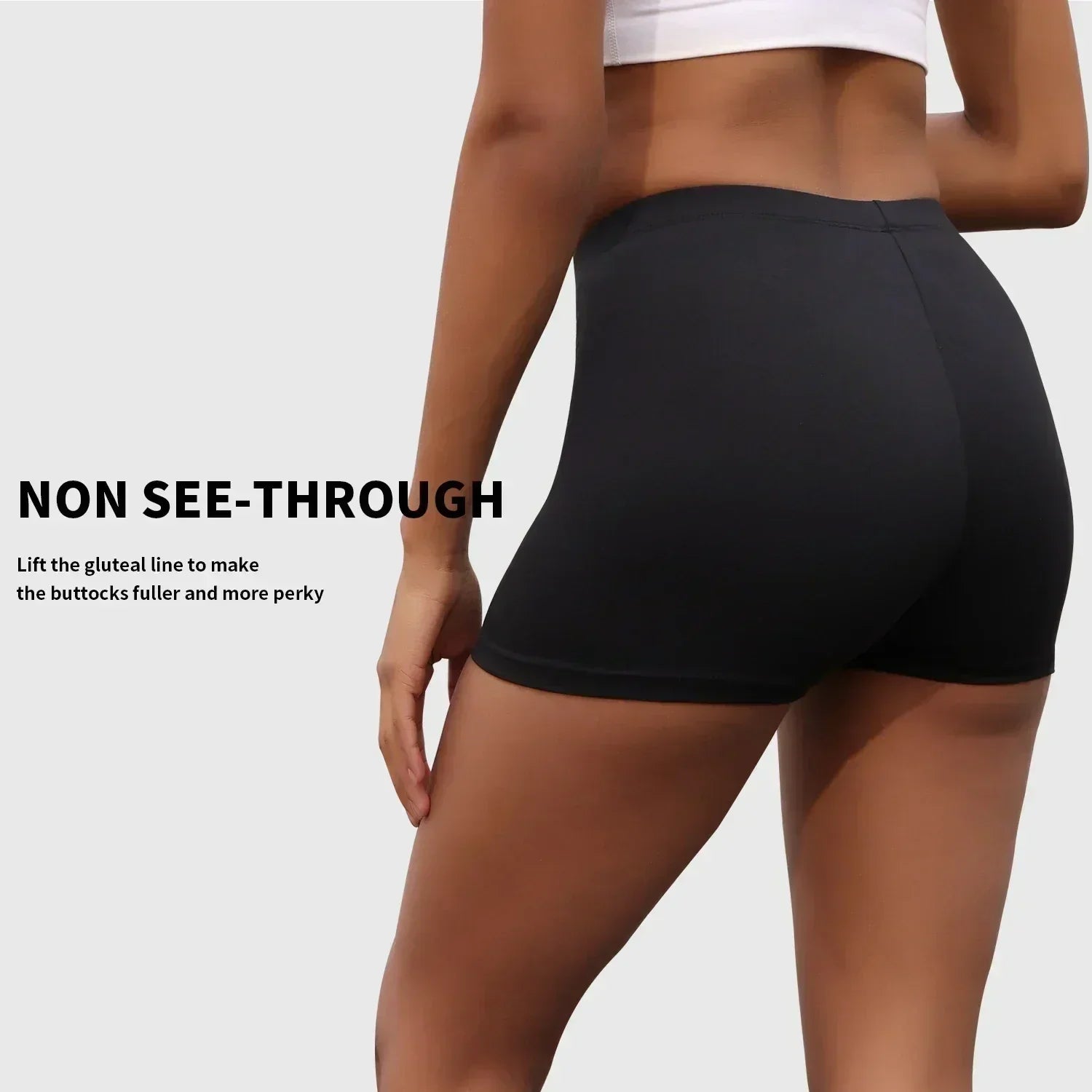 3-Pack Women’s High-Waisted Biker Shorts – Tummy Control