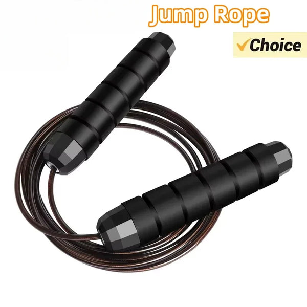 Rapid Speed Adjustable Steel Wire Jump Rope – Fitness Training