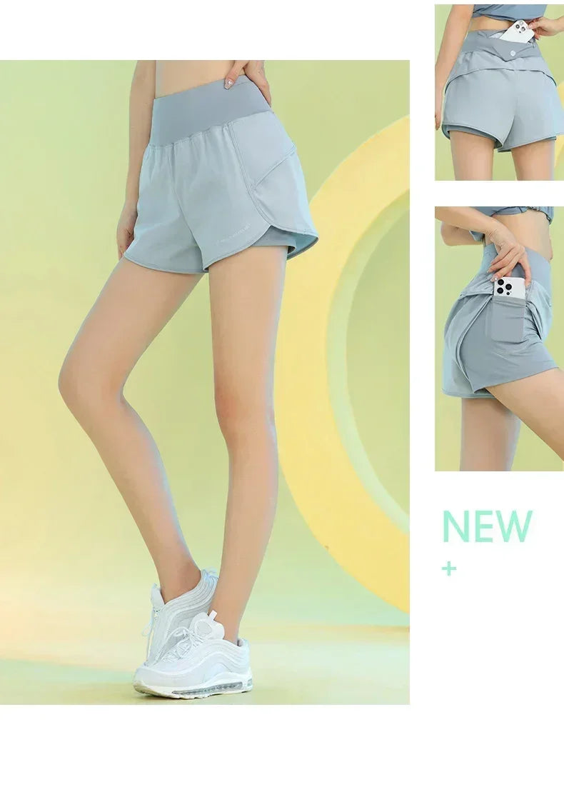 Women’s Lightweight Yoga & Workout Shorts with Pocket