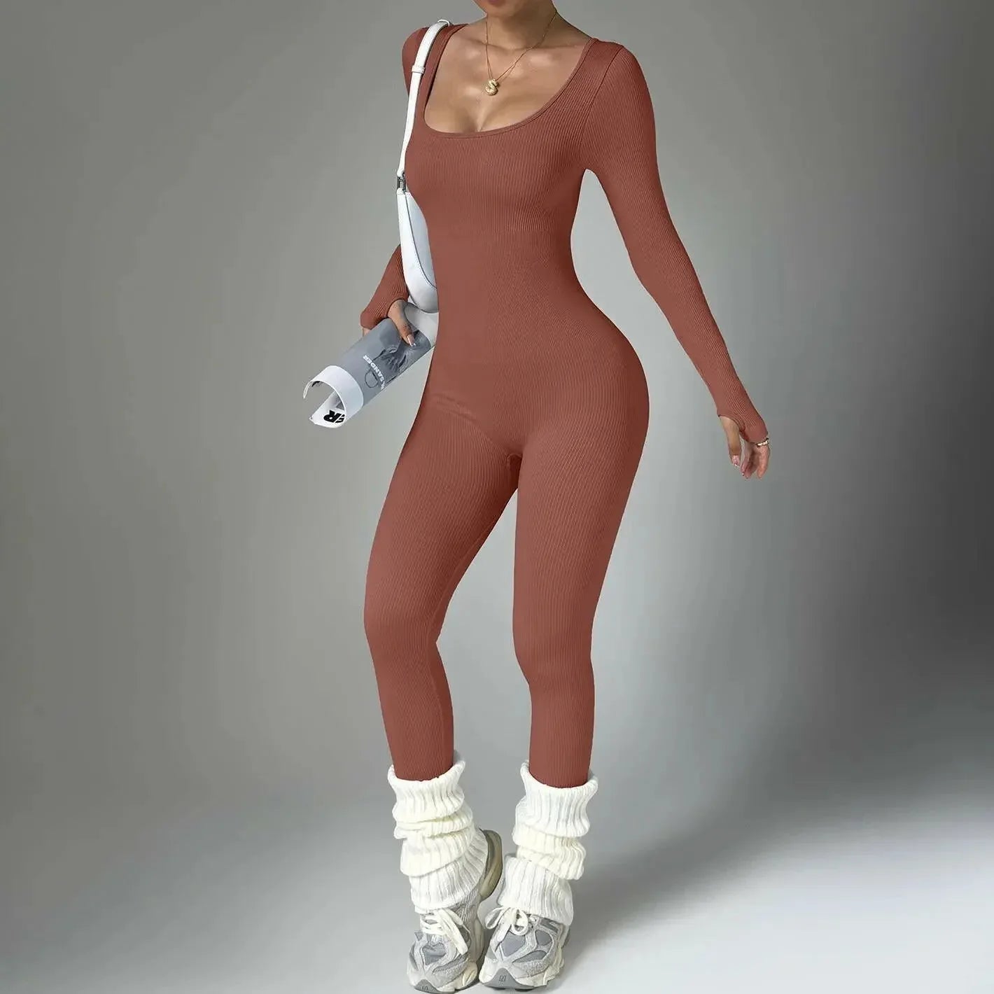 Women's  Long Sleeve Quick-drying Tight Fitness Yoga Clothes